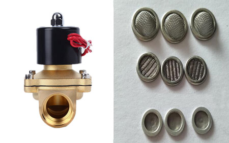 Solenoid valve & filter strainer